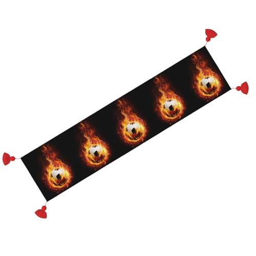 Chemin de table de Noël anti-plis pour protéger la table de fête