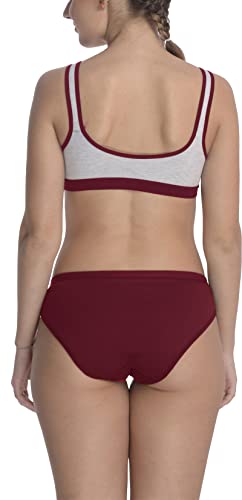 Image of StyFun Cotton Blend Sports Sets, Lingerie Set for Women, Combo Everyday Bra Panty, See Main Image to Check How Many Sets You Will Get
