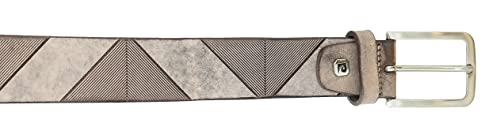 Pierre Cardin Distressed Light Brown Classic Silver D-Ring Adjustable Belt Adjustable Mens Belt-402