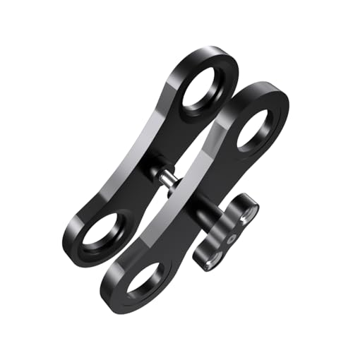 Double Socket Arm 1 Ball,Ball Mount Arm Composite Material Compatible with RAM Mounts B Size 1''Ball Components.Mounting Bases and Device Holders with 1''Ball Adapter (Medium Arm-4.3Length)