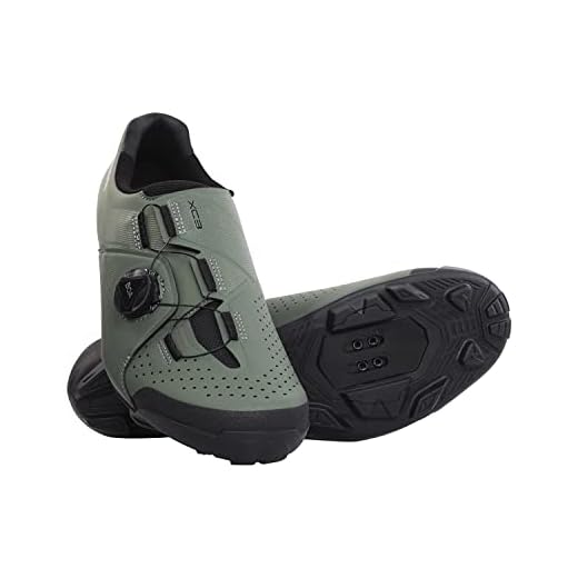 SHIMANO SH-XC300 High Value XC Mountain Bike Shoe, Olive, 11-11.5 Men (EU 46)
