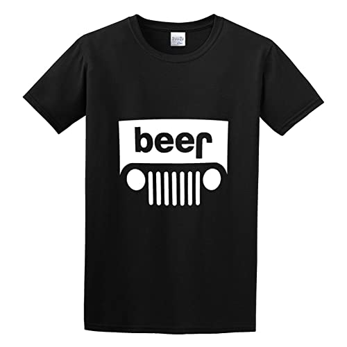 Beer Funny Drinking Cosplay Basic Sports Splash Ink Assemble T-Shirt Black XXL