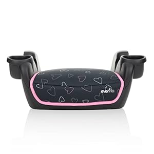 Evenflo GoTime No Back Booster Car Seat (Amore Pink)