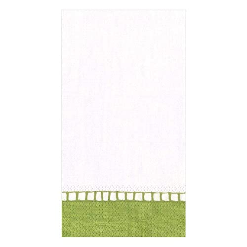 Servilletas Caspari papel color verde brillante pack 15 miniatura 2