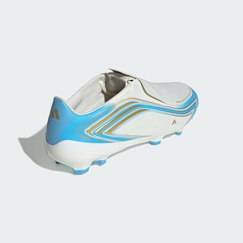 adidas Unisex F50 Messi League Firm Ground Football Boots Shoes, Ivory/semi Blue Burst/Icey Blue, 36 2/3 EU – Ansicht 6