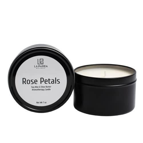 Rose Petal Soy Candle, Hand Poured Luxury Candle, Nice Smelling Candle, Premium Soy
