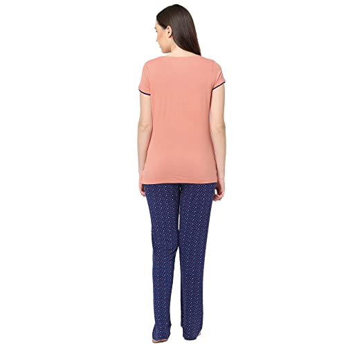 Image of Sweet Dreams Women's Cotton Printed Night Suit Set