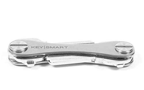 KeySmart Classic - Compact Key Holder and Keychain Organizer (up to 8 Keys, Titanium)