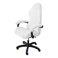 tintoke Gaming Stuhl bezug 4 STK mit Armlehnen/stuhlrücken bezug/sitzbezug bürostuhl,GamingStuhlbezüge Anti-Rutsch,Abnehmbar,waschbar,Gute Elastizität,für Gaming-Stühle, Computerstühle (Weiß)