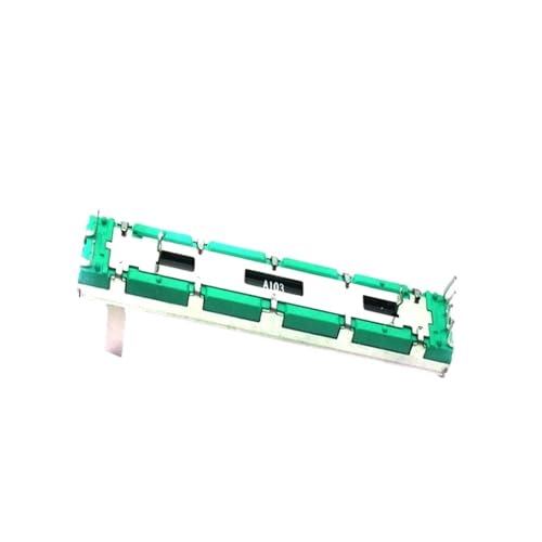 Double potentiomètre coulissant A10K de 75mm avec course fluide de 60mm