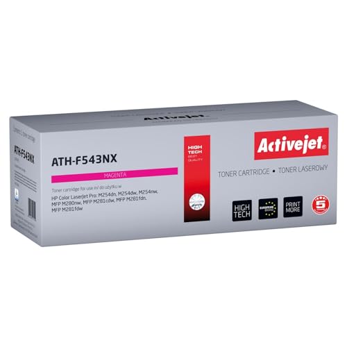 TONER ACTIVEJET ATH-F543NX REEMPLAZO PARA HP 540 CF543X SUPREME 2500 PAG MAGENTA