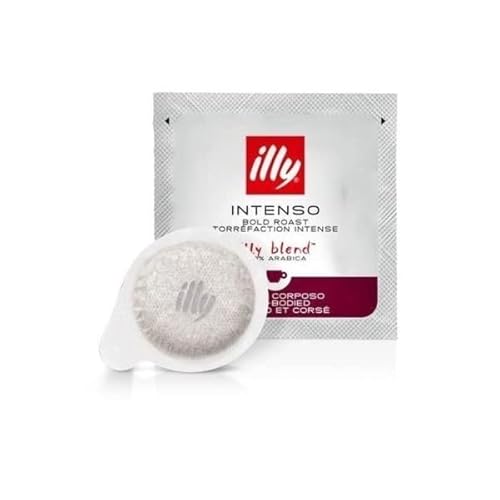 Caffe' Illy Tostato In Cialde Monodose E.S.E. Confezione Da 200Pz Confezionate Singolarmente (Nero Intenso)