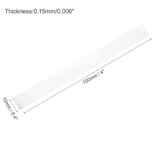 Image of MECCANIXITY Pure Nickel Strip 0.15mm x 10mm x 100mm Battery Soldering Tab Nickel Solder Tab for Battery Pack and Spot Welding 20 Pcs