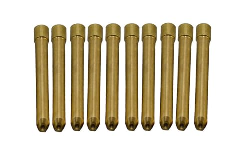 Image of RIVERWELD TIG Long Wedge Collet 3C116GS-1 /16 inch 1.6mm 10pcs | Fit DB SR WP 17 18 26 TIG Welding Torch