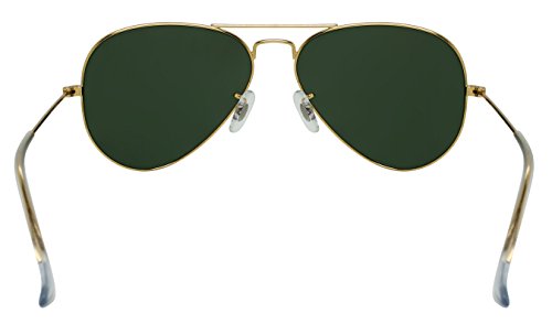 Edge I-Wear Quality Metal Aviators Sunglasses for Small Face Men Women W/Premium Mineral Lens QME08-IRRV-3402(G.rrv)4