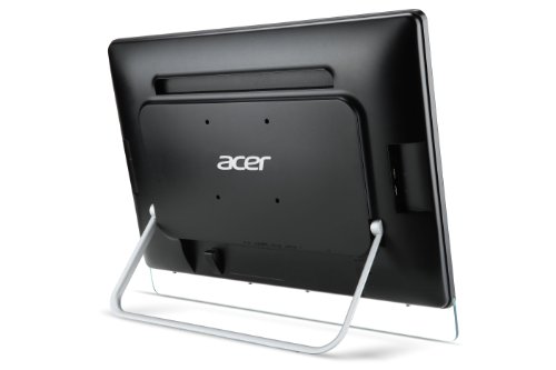 Acer UT220HQLbmjz Monitor Touchscreen da 21.5”, Display Full HD, Formato 16:9, Risoluzione 1920x1080, Luminosità 250 cd/m2, Tempo di Risposta 8 ms, VGA, HDMI con MHL, USB 2.0, Speaker Integrati, Nero