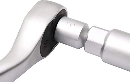 Llave de vaso multimedida con juego de adaptadores...