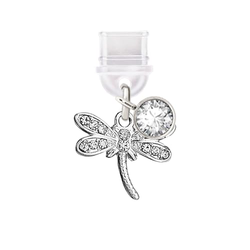 Accesorio protector de cristal ELISE & FONDA Tipo-C con libélula fina