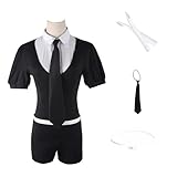 Land of Lustrous Cosplay Costume, Phosphophyllite Diamond Antarcticit Outfit Anime Uniform(XS, Black)
