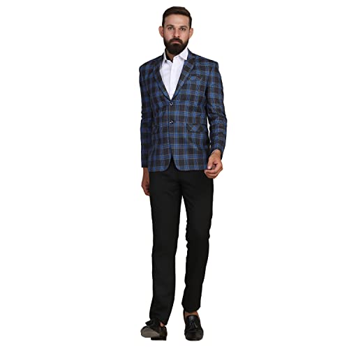 Image of TAHVO Grey Notched Lapel Blazer with Hanky