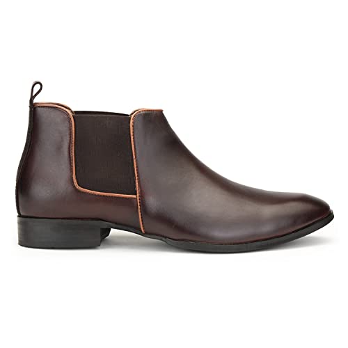 Image of LOUIS STITCH Men's Demesure Unerobe Italian Handmade Genuine Leather Formal Boots Shoes