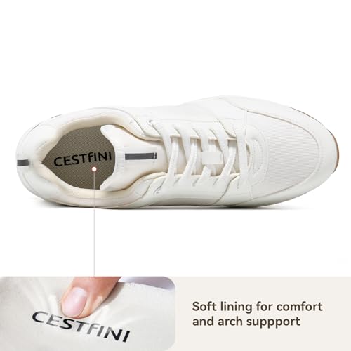 Image of Cestfini Wedge Sneakers for Women - Wedge Tennis Shoes Non-Slip Women Fashion Sneakers