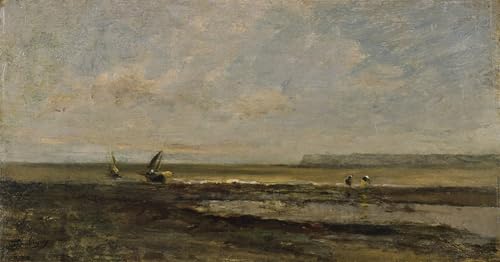 Posters et art de plage de Daubigny grand format 60x90cm pour décoration chambre