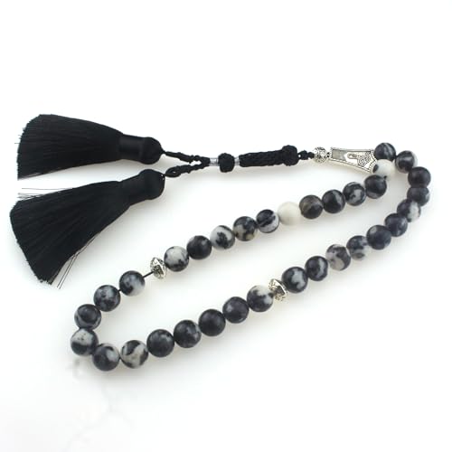 beirunde Tasbih Tesbih �C�X������ 33 �F��r�[�Y�A�C�X�������k �X�o �X�o �Z�o �E�H�[���[ �r�[�Y�AMisbaha Masbaha Tasbeeh Sibha �r�[�Y�A�A�b���[���n���b�h ���}�_�� ���U���I�ATasbih�u���b�N