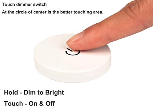 image for Facon Panel Touch Dimmer Switch, 12Volt / 24Volt DC, Use with LED Ligh