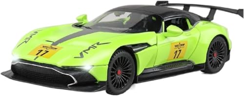 Image of Model 1:22 Aston Martin GT Model Alloy Metal Pull Back Die-cast Car Openable Doors with Sound and Light Vehicle Car Toy for Kids - Multicolor