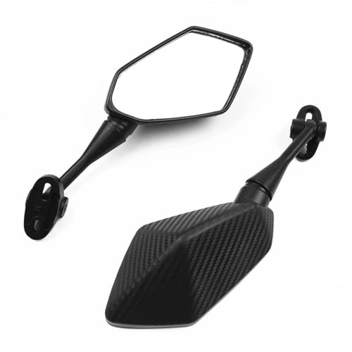 KCBHSH Rückspiegel Motorrad-Rückspiegel Für Yamaha YZF R1 R6 R25 R15 R125 R3 R1S R1M FZ6R Rückspiegel Rückspiegel Außenspiegel 1 Paar(B)