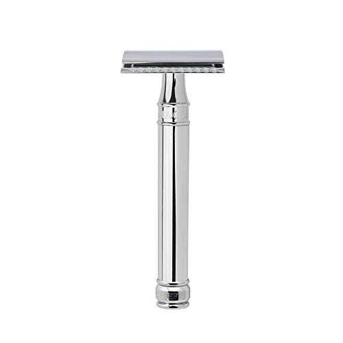 Edwin Jagger DEL89 Rasierhobel mit langem Griff, verchromt Cover