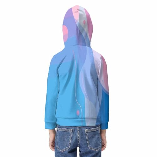 Pull imprimé à capuche pour l'école et le sport sweat coloré garçon fille - 6