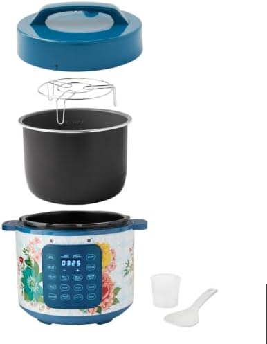 Miniatura 3 de Pioneer Woman - Olla a presión 7 en 1 Fancy Flourish de 6 cuartos de galón con control táctil, 13 ajustes preestablecidos de cocción inteligentes