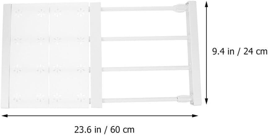Wardrobe Expandable Shelf Divider Adjustable Carbon Steel Closet Organizer