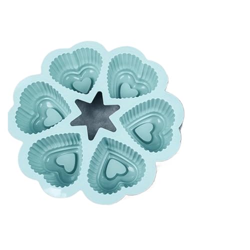 Moule à gâteau en forme de cœur en silicone de qualité durable et résistante
