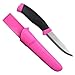 Morakniv Companion Fixed Blade Outdoor Knife with Stainless Steel Blade, 4.1-Inch, Magenta