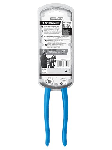 All4Car C-449 Channel Lock Hl Diagonal Cutting Plier, 24.2 cm