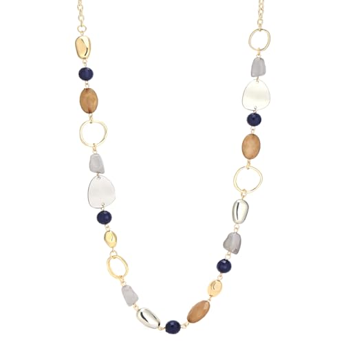 Dazylleco Collana Donna Lunga Oro/Oro Rosa Collana Lunghe Boho con