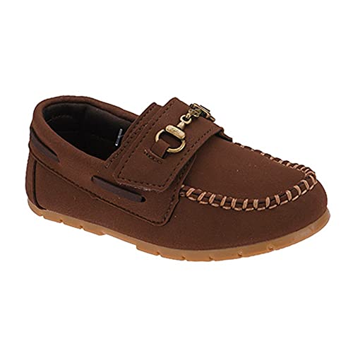 Sapato Social Mocassim Infantil Menino Fivela Calce-Fácil