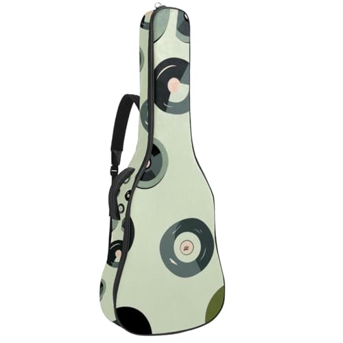 Grand sac de transport pour guitare acoustique 41 pouces étanche avec plusieurs poches de rangement