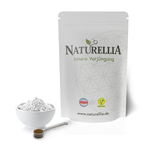 Naturellia 15g Hyaluron Pulver hochdosiert & Vegan für Hyaluron Drink • 500-700 kDA Zur Herstellung von Beauty Drinks und Hyaluron-Säure-Kapseln • Nahrungsergänzung Hyaluron zum Einnehmen Cover