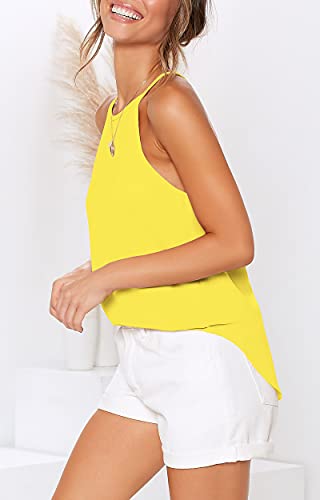 Image of LouKeith Womens Tank Tops Casual Flowy Printed Vest Shirts Sleeveless Cotton Soft Summer Tees Blouses