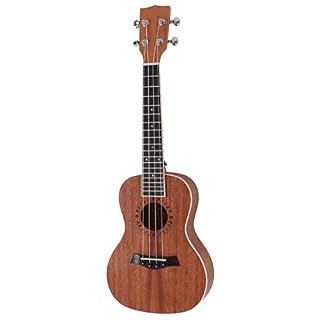 Ukulélé de 23 pouces, ukulélé en bois de taille standard avec corde en nylon souple avec accordeur pour une pratique… - Les Beatles, Paul McCartney, John Lennon, RIngo Starr, George Harrison