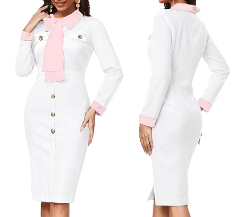 Image of Women's Elegant Dress Sexy Clubwear Casual Fashion Pencil Outfits Bodycon Maxi Wear to Work Dresse