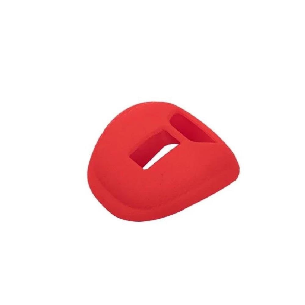 HYASDBWE for BYD for Han DMi Ev/E9 Silica Gel Car Trim Interior Gear Lever Stick Shift Knob Cover Shell Gear Shifter Parts(Red)
