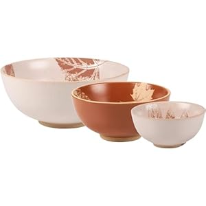 Primitives by Kathy Bowl Set - Fall Leaves Primitives by Kathy Bowl Set Fall Leaves