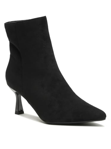 Image of Flat n Heels Womens Black Boots FnH 112-3-BK