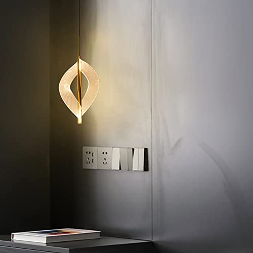 Plafon de chambre à coucher LED à faible consommation avec diffusion lumineuse spirale