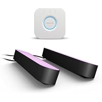 Philips Hue White and Color Ambiance Lampada da Tavolo LED Smart Play e Hue Bridge, Con Alimentatore...